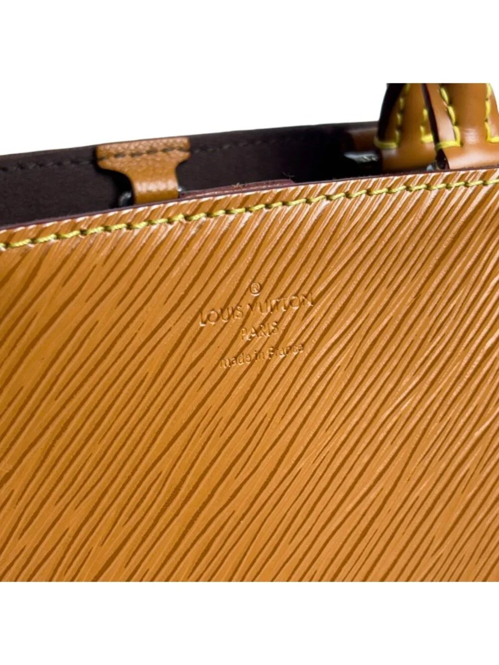 Louis Vuitton Handbag Monogram Epi 2-Way Marelle Tote Brown Gold